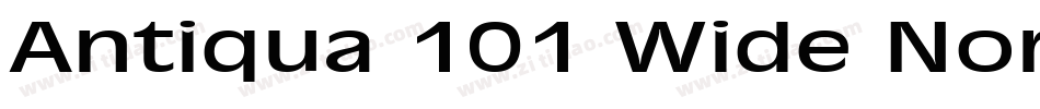 Antiqua 101 Wide Normal字体转换